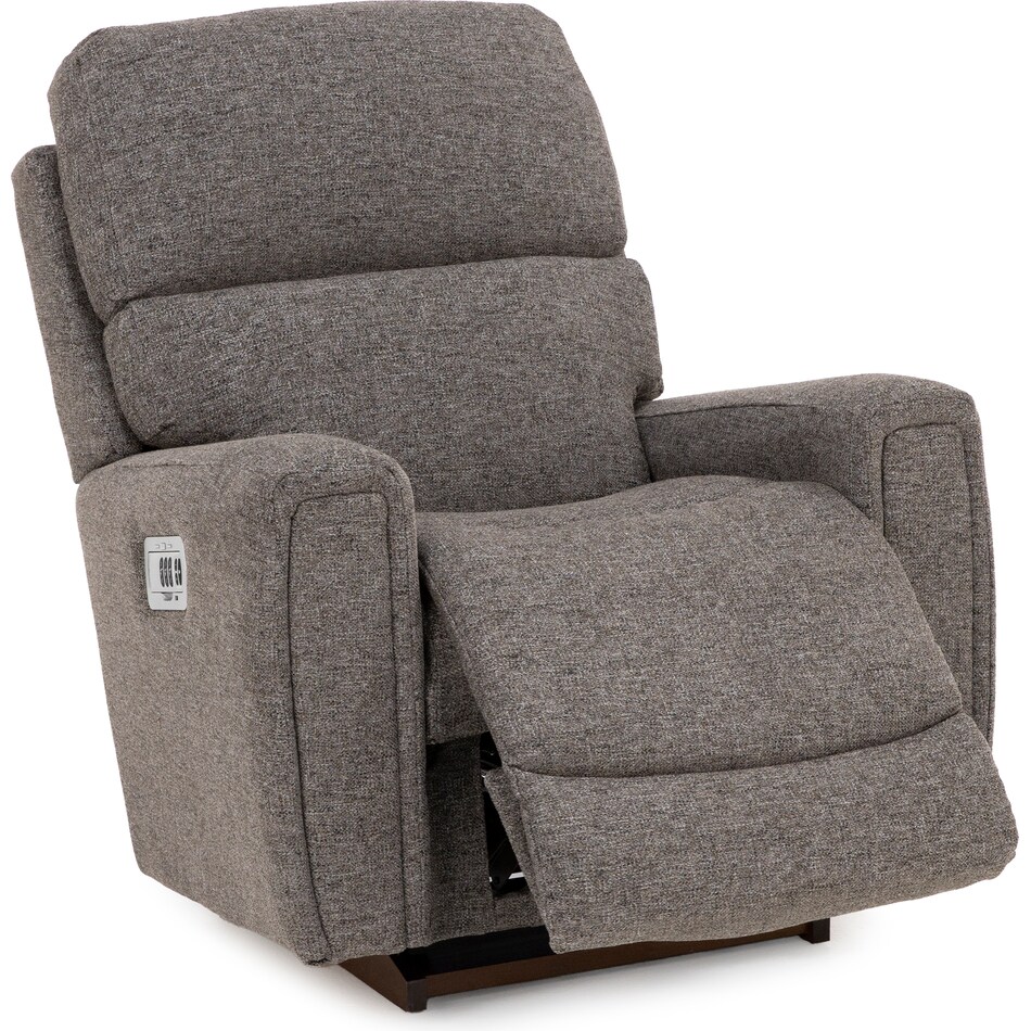 la z boy incorporated grey recliner   
