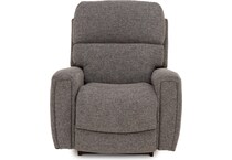 la z boy incorporated grey recliner   