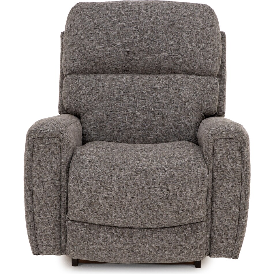 la z boy incorporated grey recliner   