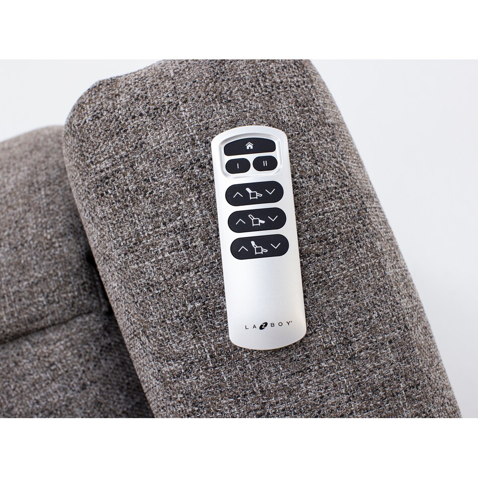la z boy incorporated grey recliner   