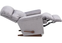 la z boy incorporated grey recliner   