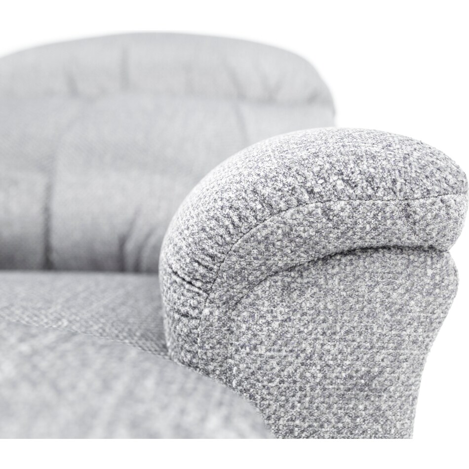 la z boy incorporated grey recliner   