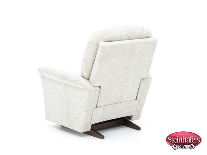 la z boy incorporated white recliner  image   