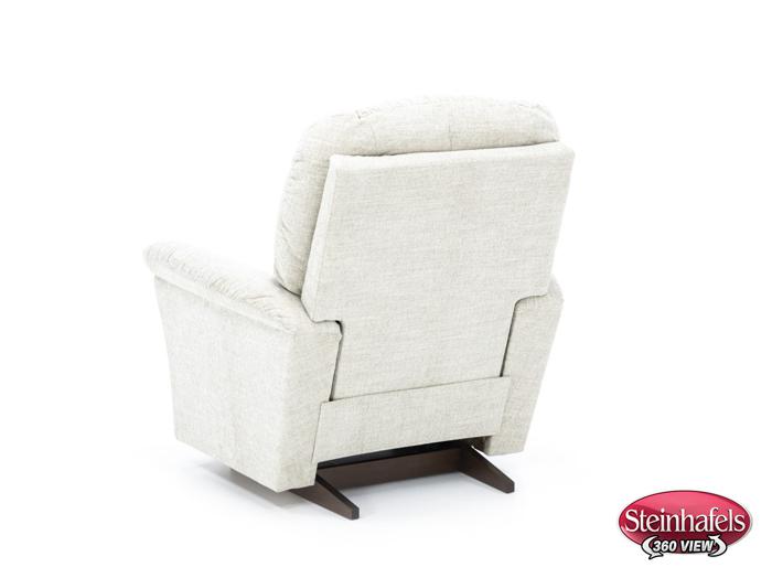 la z boy incorporated white recliner  image   