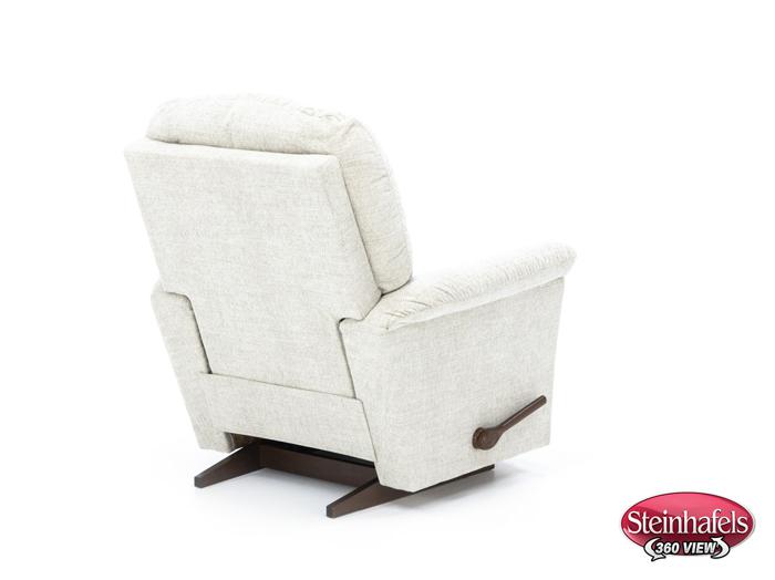 la z boy incorporated white recliner  image   