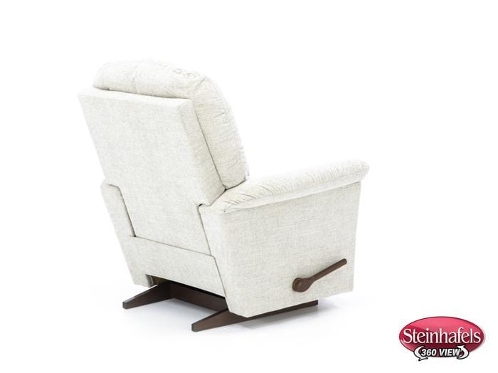 la z boy incorporated white recliner  image   