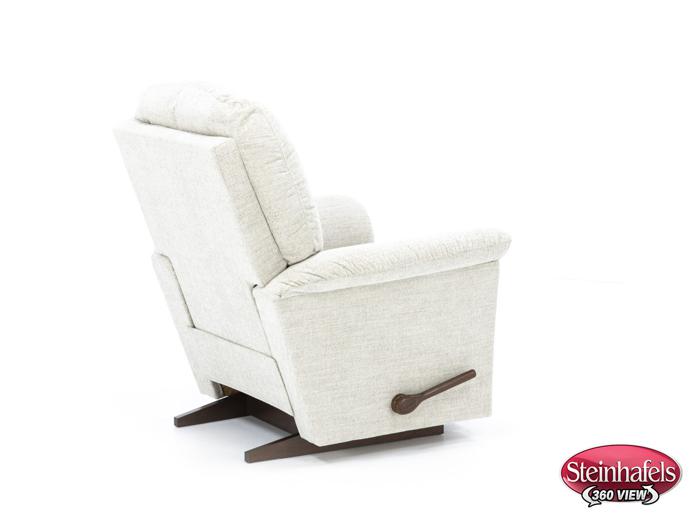 la z boy incorporated white recliner  image   