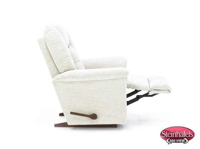 la z boy incorporated white recliner  image   