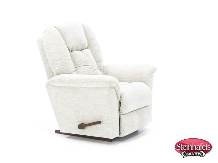 la z boy incorporated white recliner  image   