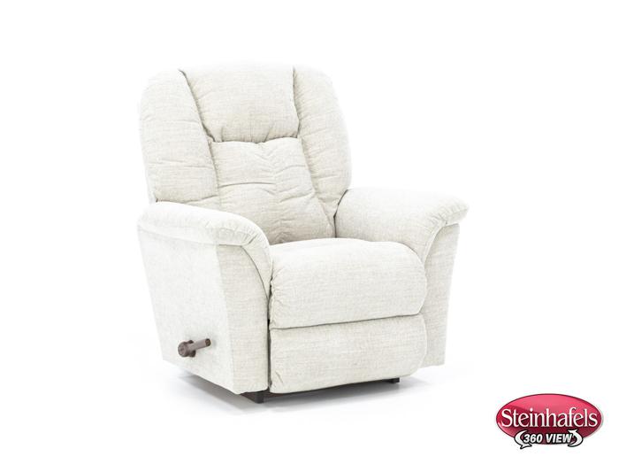 la z boy incorporated white recliner  image   