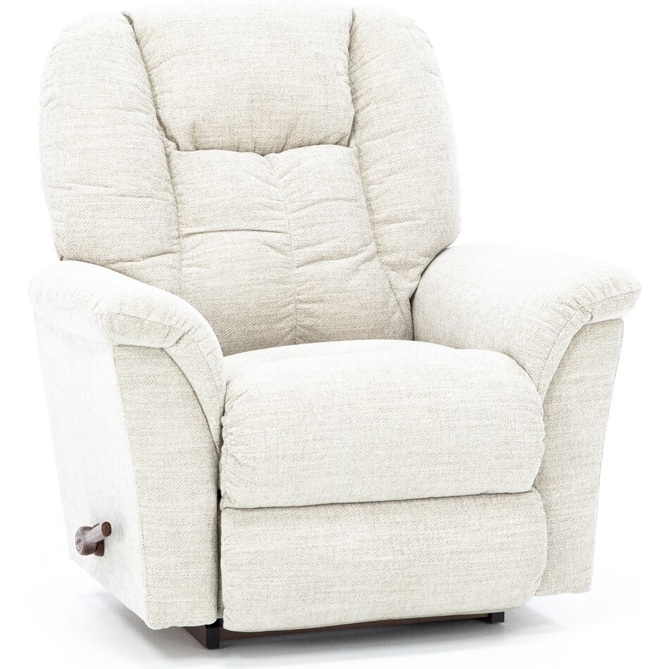 la z boy incorporated white recliner   