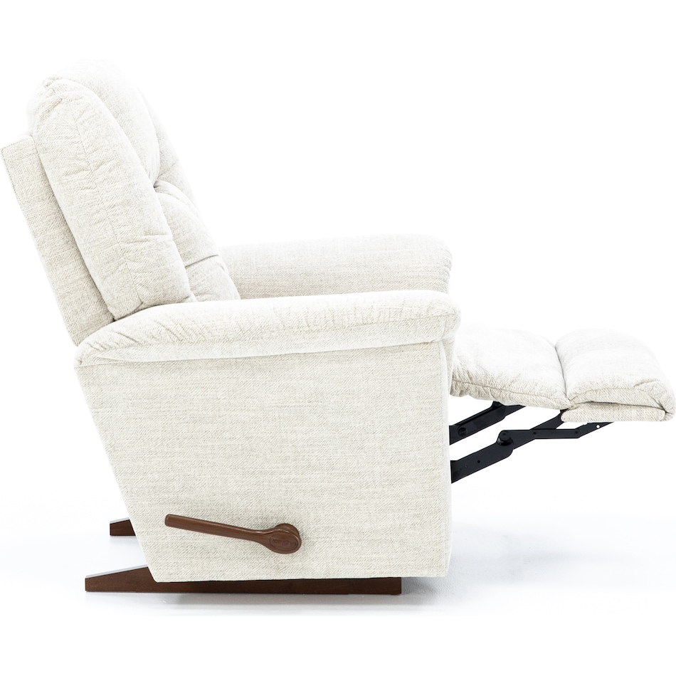 la z boy incorporated white recliner   