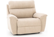 la z boy beige recliner   