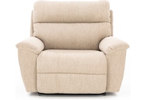 la z boy beige recliner   