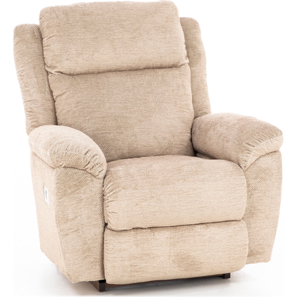 la z boy beige recliner   