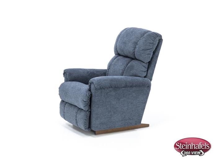 la z boy blue recliner  image   