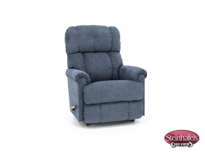 Blue recliner online rocker