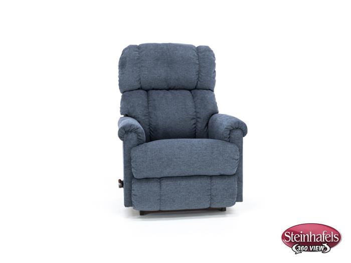 la z boy blue recliner  image   