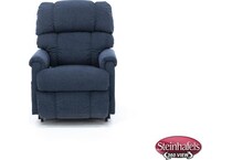 la z boy blue recliner  image   