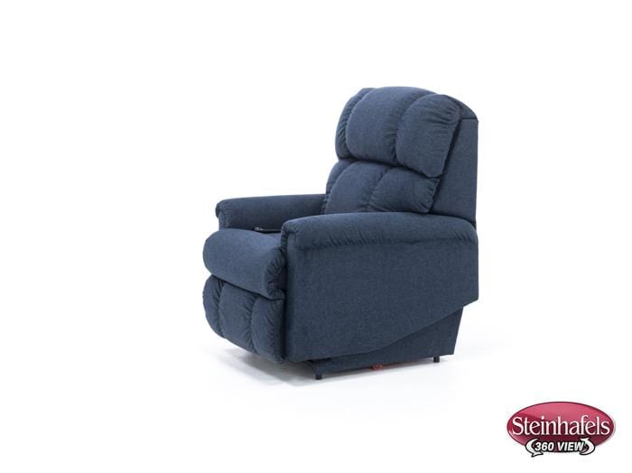 la z boy blue recliner  image   