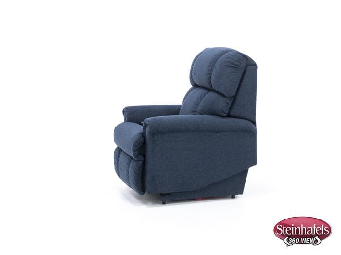 la z boy blue recliner  image   