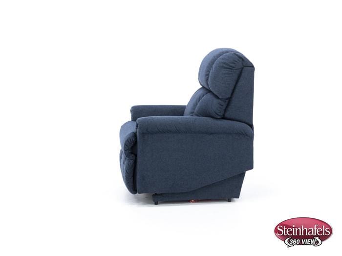 la z boy blue recliner  image   