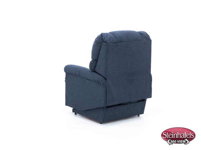 la z boy blue recliner  image   