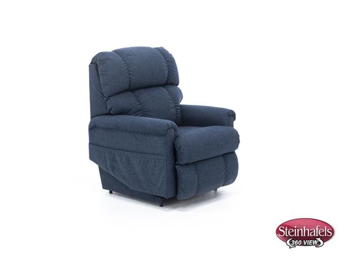 la z boy blue recliner  image   