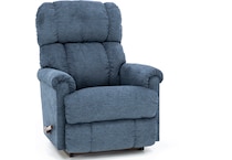 la z boy blue recliner   