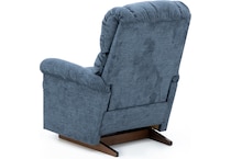 la z boy blue recliner   