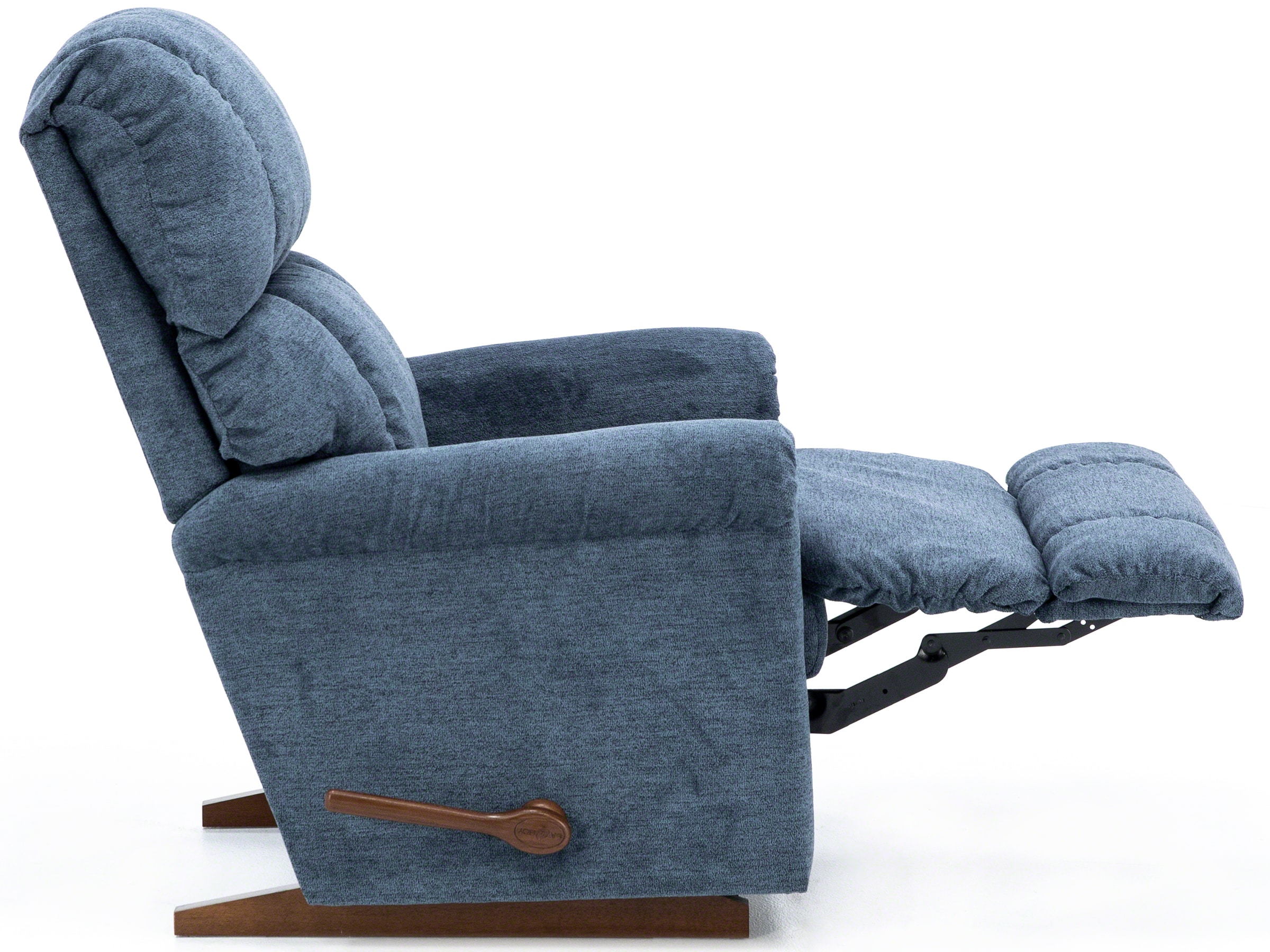 Blue discount rocker recliner