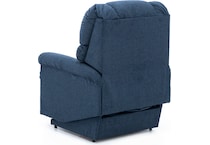 la z boy blue recliner   