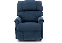 la z boy blue recliner   