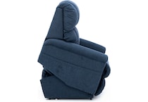 la z boy blue recliner   