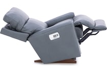 la z boy blue recliner   