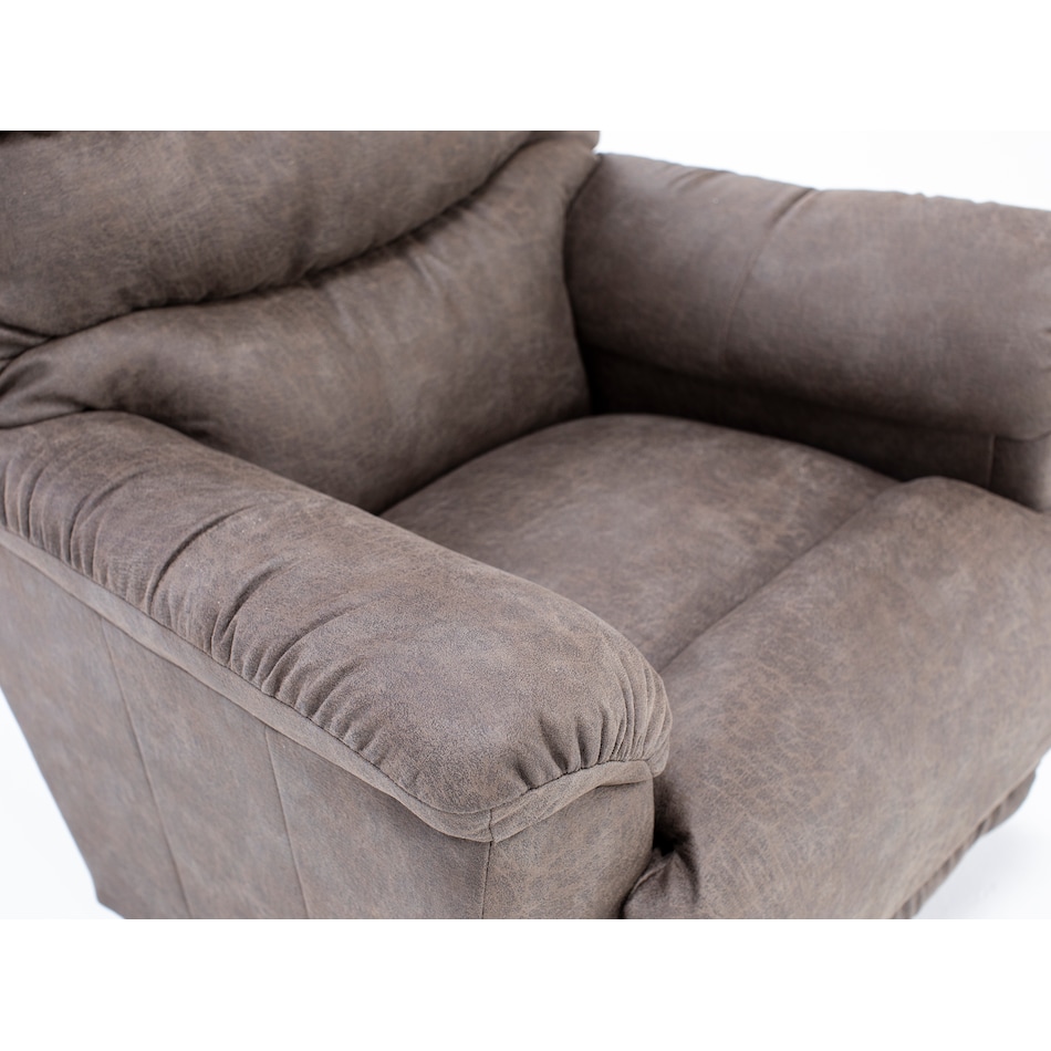 la z boy brown recliner   