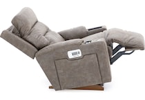 la z boy brown recliner   