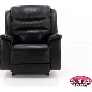 Troy Leather Power Headrest Rocker Recliner with Wireless Remote