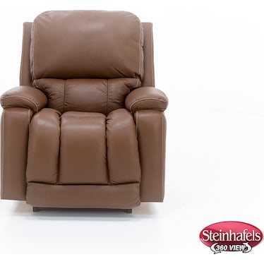 Greyson Leather Fully Loaded Rocker Recliner with Wireless Remote
