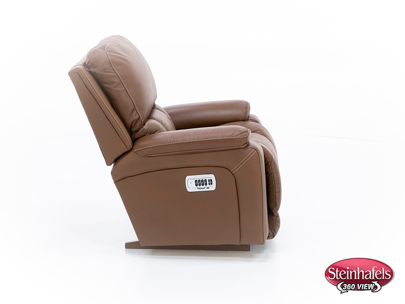 la z boy brown recliner  image   