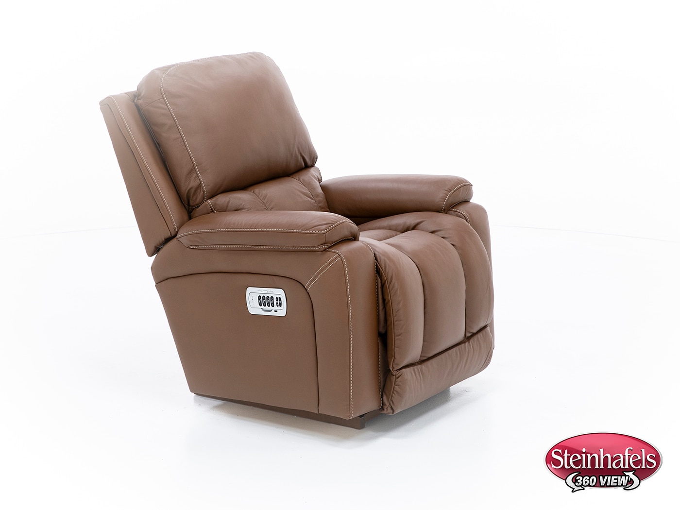 la z boy brown recliner  image   