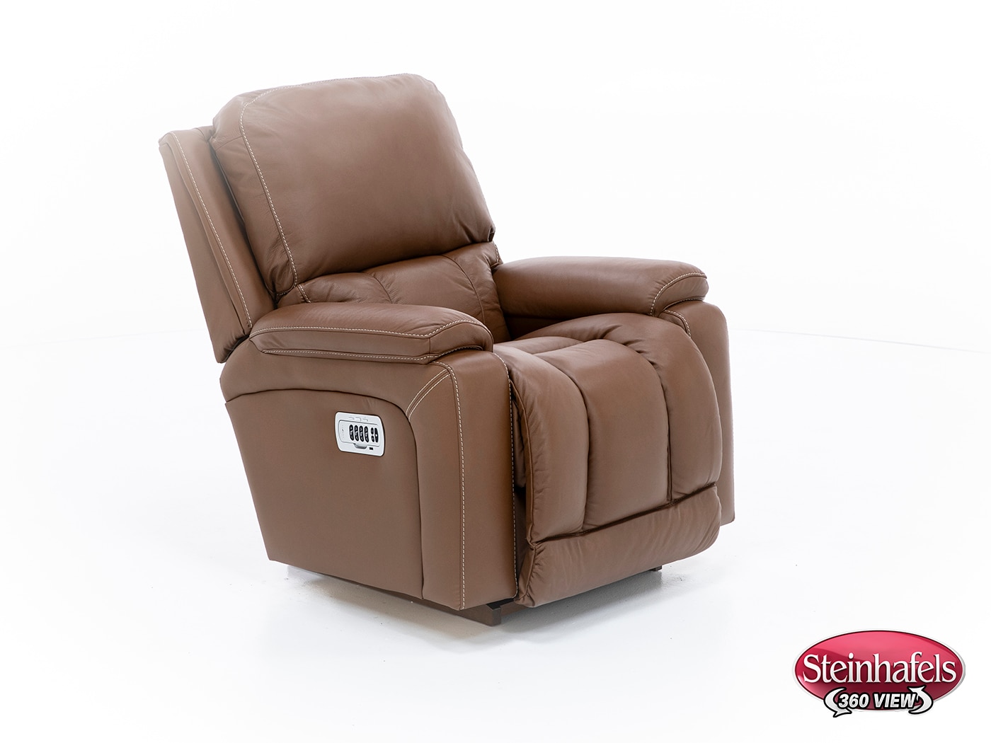 la z boy brown recliner  image   