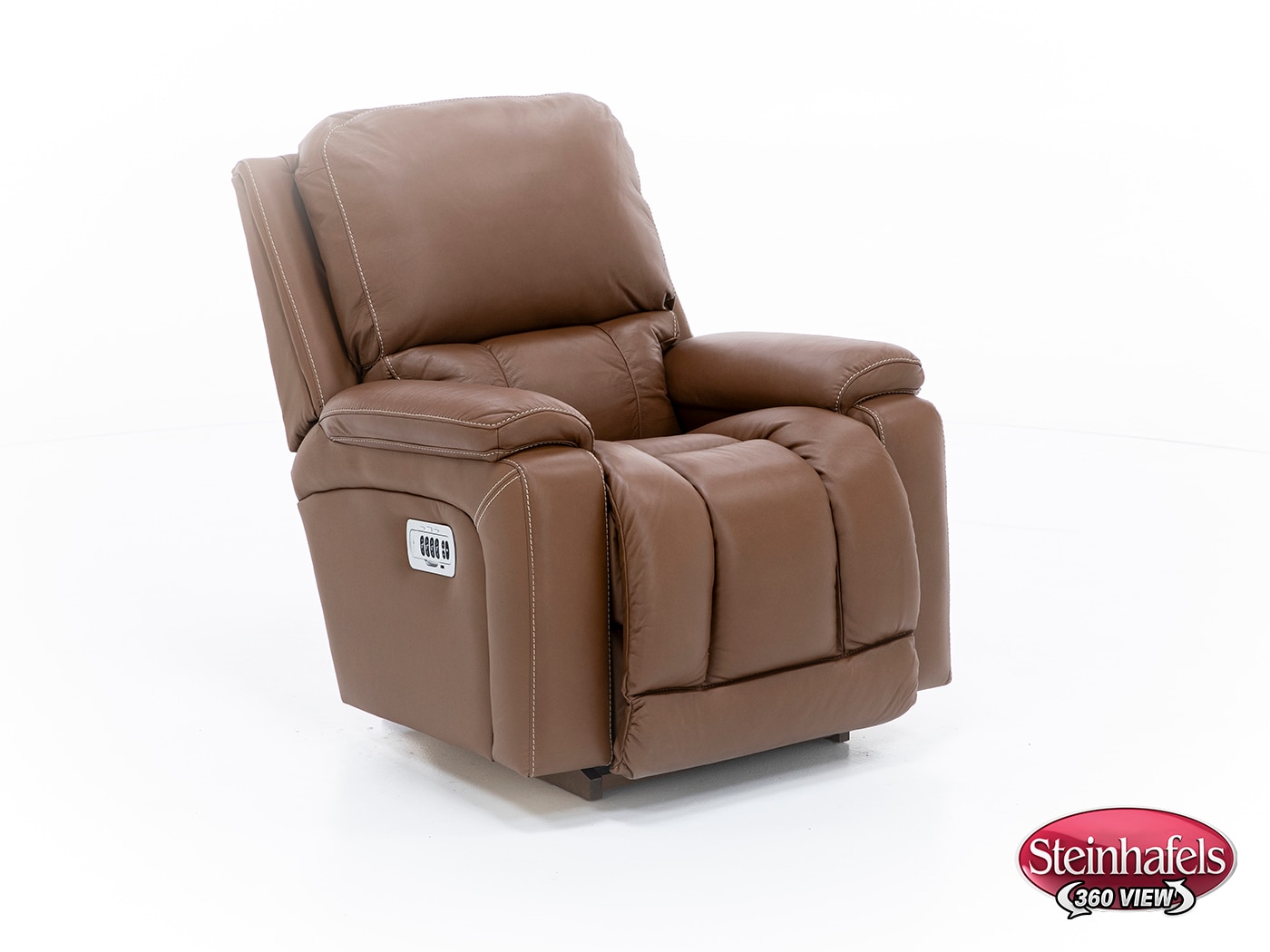 la z boy brown recliner  image   