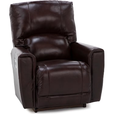 Cassian Leather Power Headrest Rocker Recliner with Wireless Remote