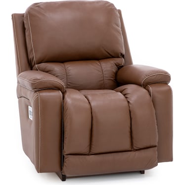 Greyson Leather Fully Loaded Rocker Recliner with Wireless Remote