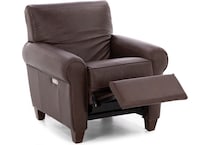 la z boy brown recliner   