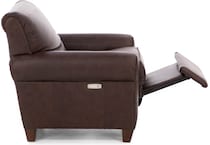 la z boy brown recliner   