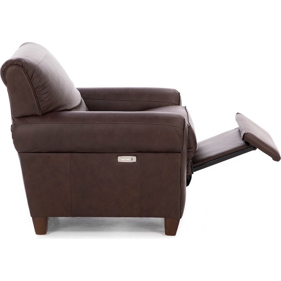 la z boy brown recliner   