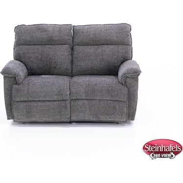 Jay Power Headrest Reclining Loveseat With Dual Wireless Remotes