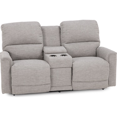 Cade Fully Loaded Reclining Console Loveseat With Wireless Remote